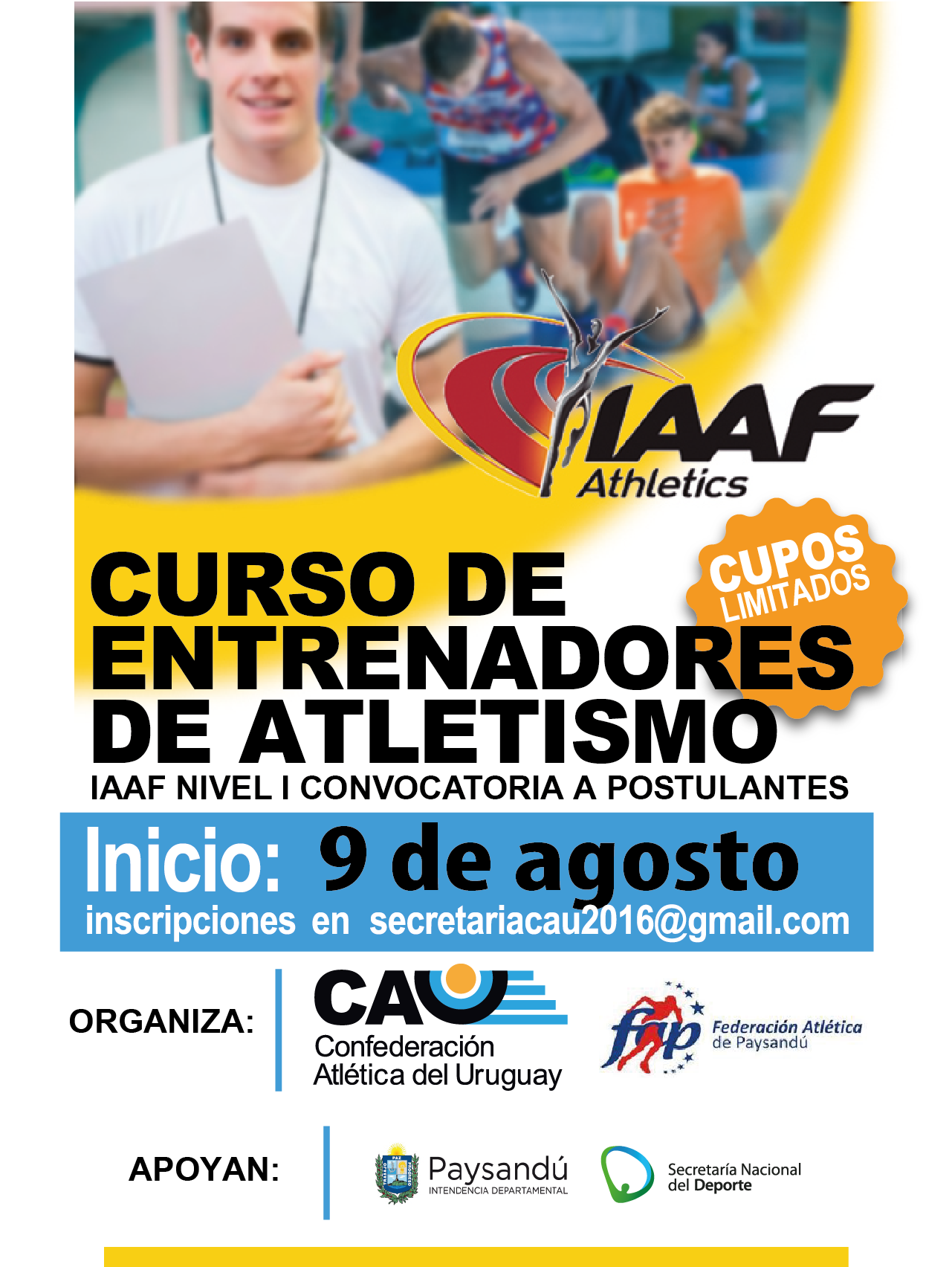 Nuevo Curso Iaaf I De Entrenadores Confederaci N Atl Tica Del Uruguay